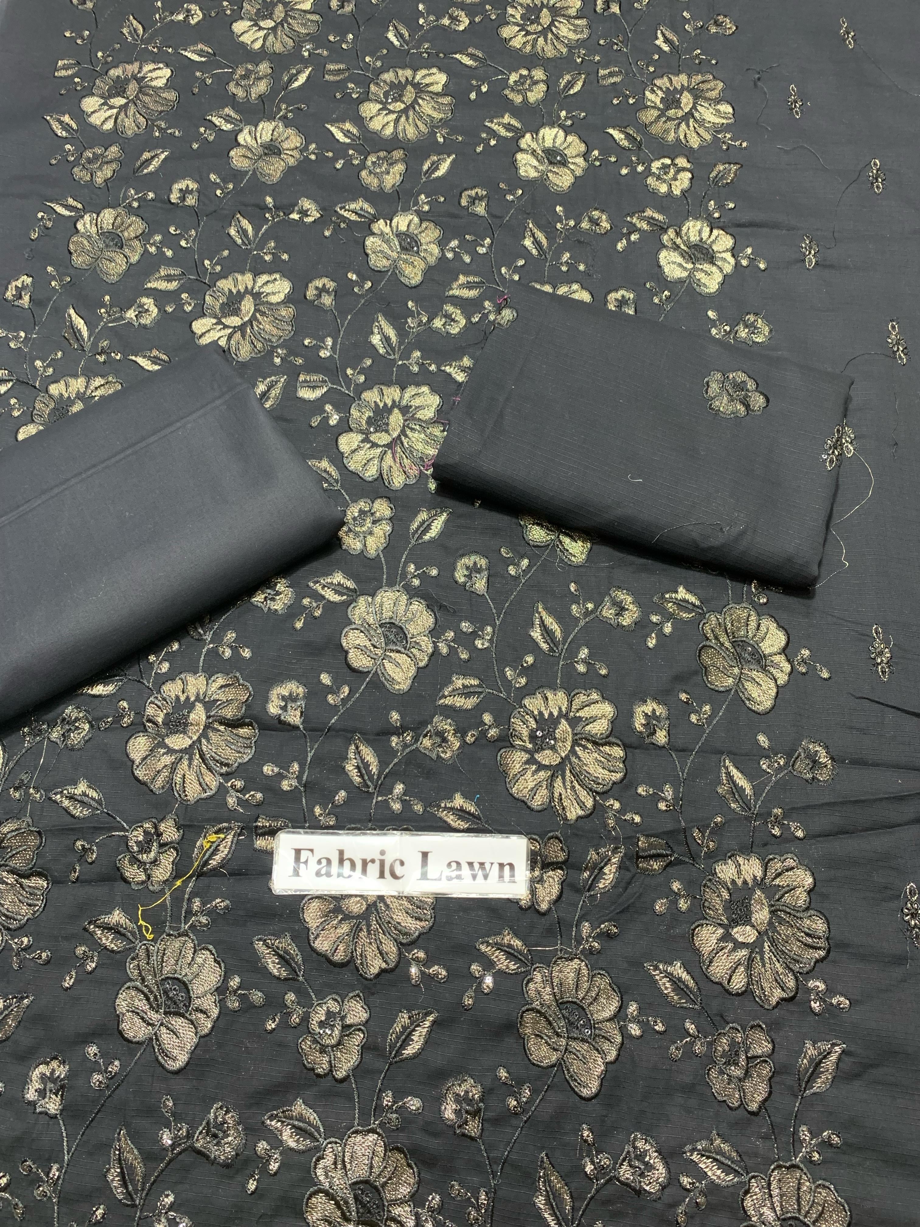 Embroidered - Lawn 2 Pcs Unstitched Shirt and Trouser