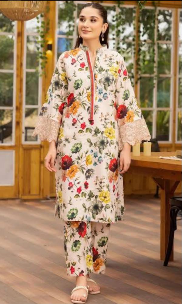 Lawn 2Pcs Printed suits