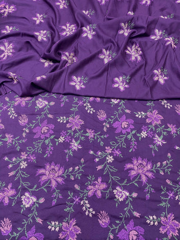 Bareeze karandi 3-Piece Premium Allover Embroidered Outfit