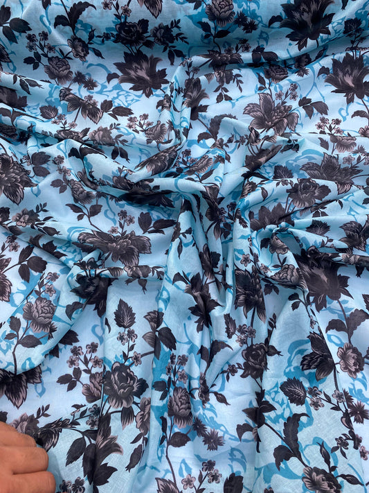 Digital Printed Lawn 2Pcs Unstitched Suits