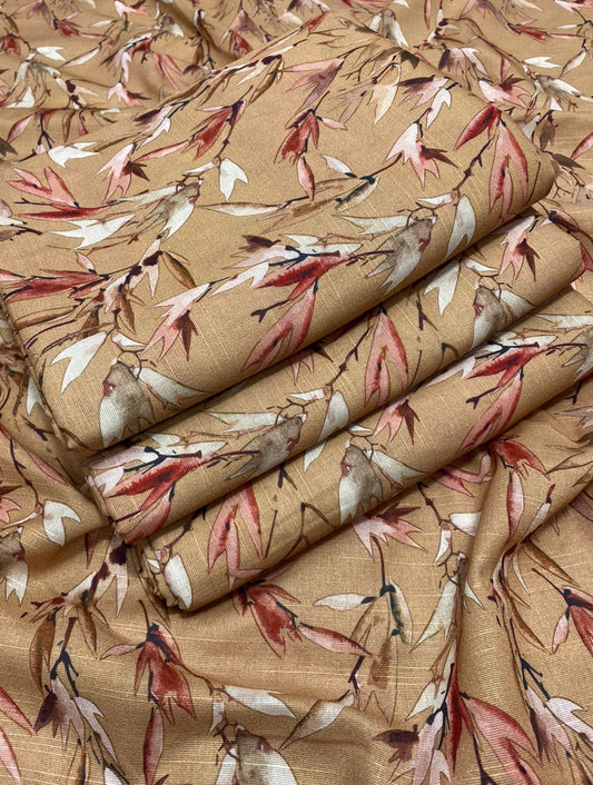 Khaddar - 2Pcs Printed Shirt And Trouser.