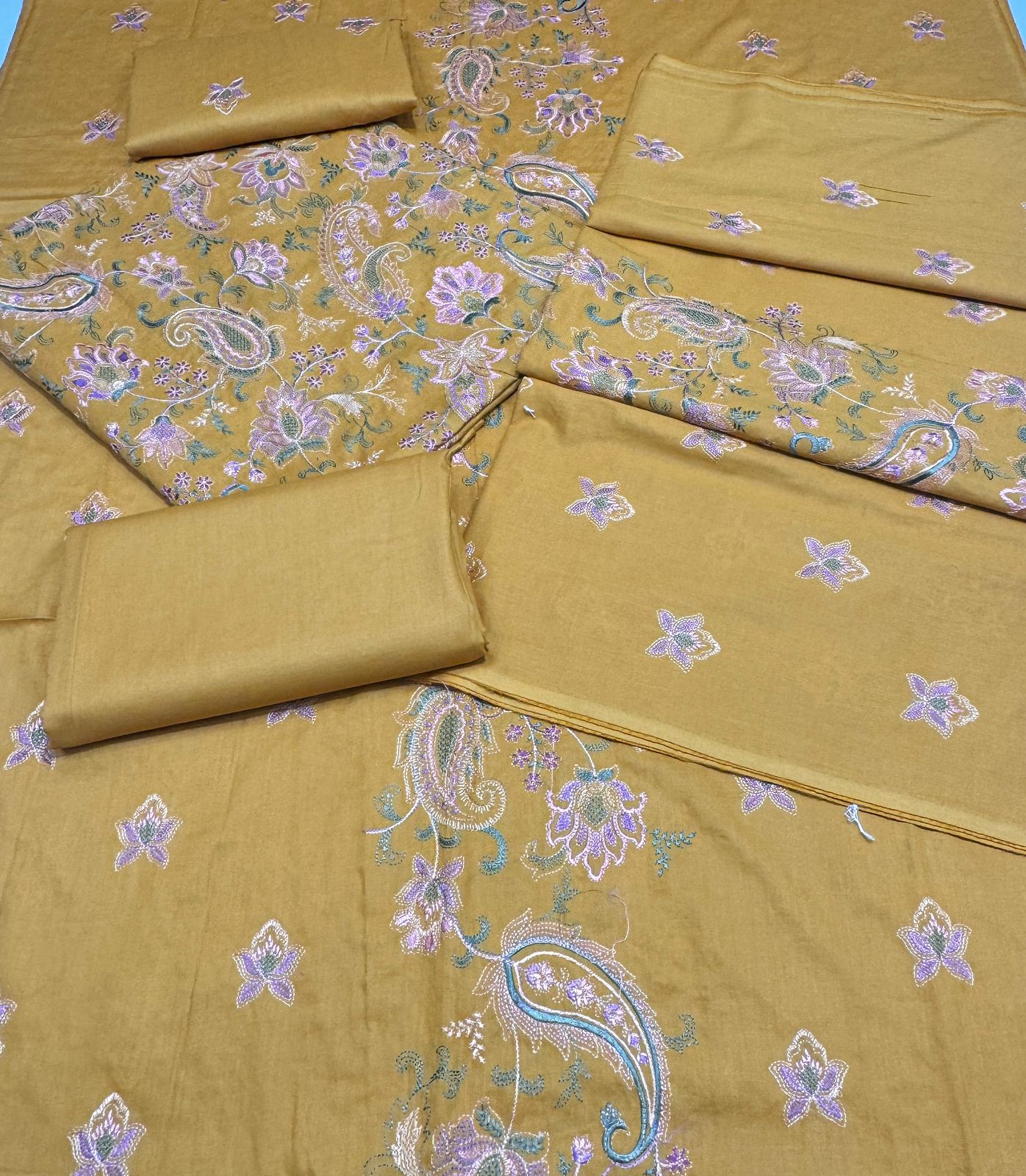 Embroidered Lawn 3Pcs with Lawn Dupatta