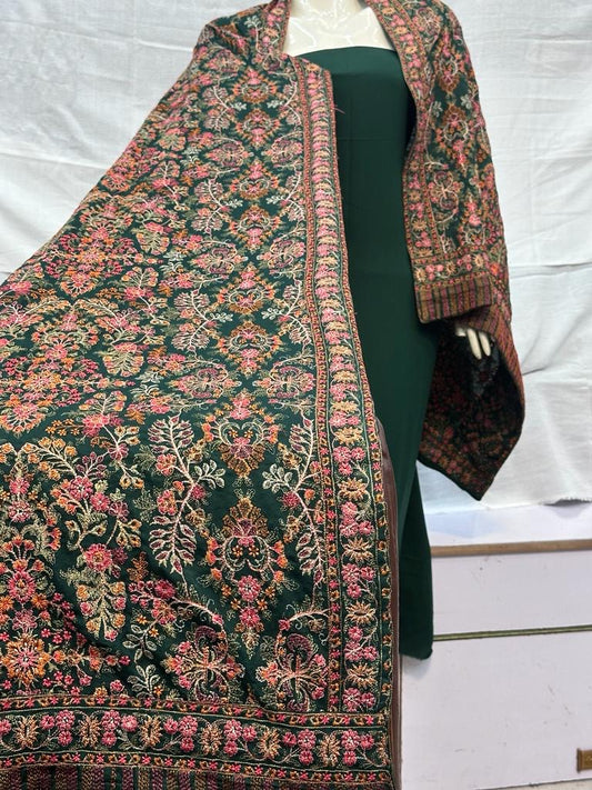 Bareeze Karandi Shawls Heavy Viscous Embroidered Winter Elegance