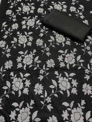 Embroidered - Lawn 2 Pcs   Unstitched Shirt and Trouser