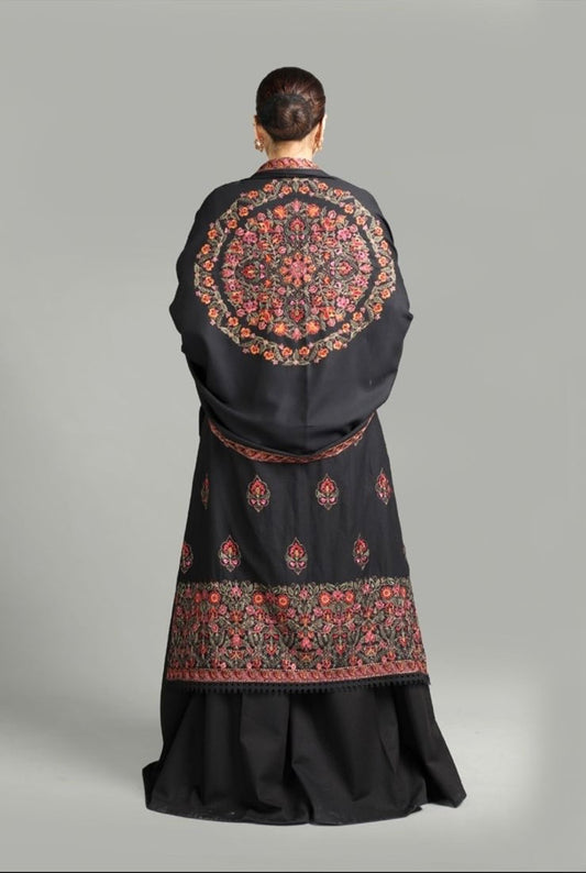 Bareeze - karandi 3Pc Embroidered Unstitched Outfit: winter Elegance - Latest Fashion