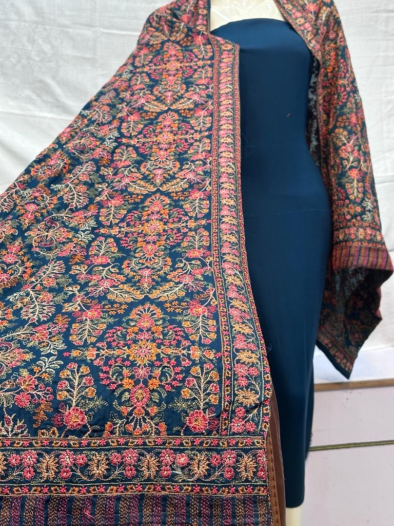 Bareeze Karandi Shawls Heavy Viscous Embroidered Winter Elegance