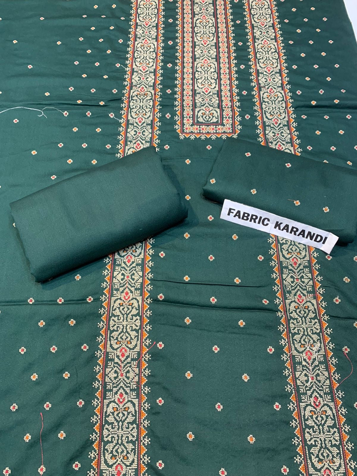 Bareeze - Karandi 2Pc      Premium Embroidered Unstitched Suit - Latest Fashion