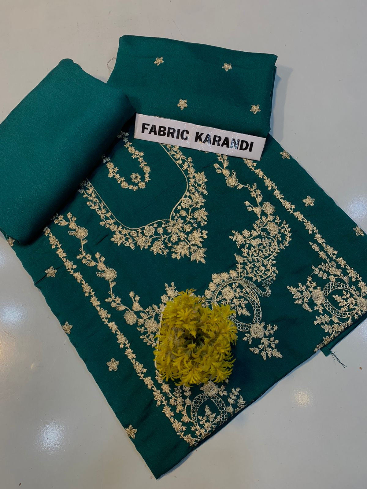 Bareeze - Karandi 2Pc      Premium Embroidered Unstitched Suit - Latest Fashion