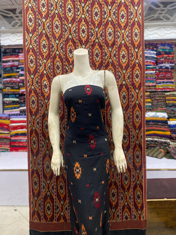 Bareeze - karandi 3Pc Embroidered Unstitched Outfit: winter wear Latest Fashion