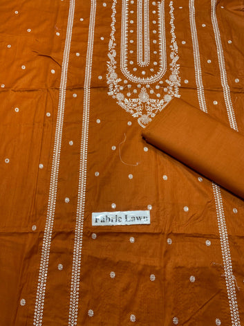 Embroidered - Lawn 2 Pcs   Unstitched Shirt and Trouser