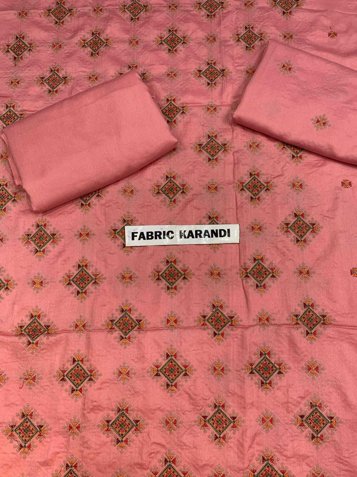 Bareeze - Karandi 2Pc                Premium Embroidered Unstitched Suit