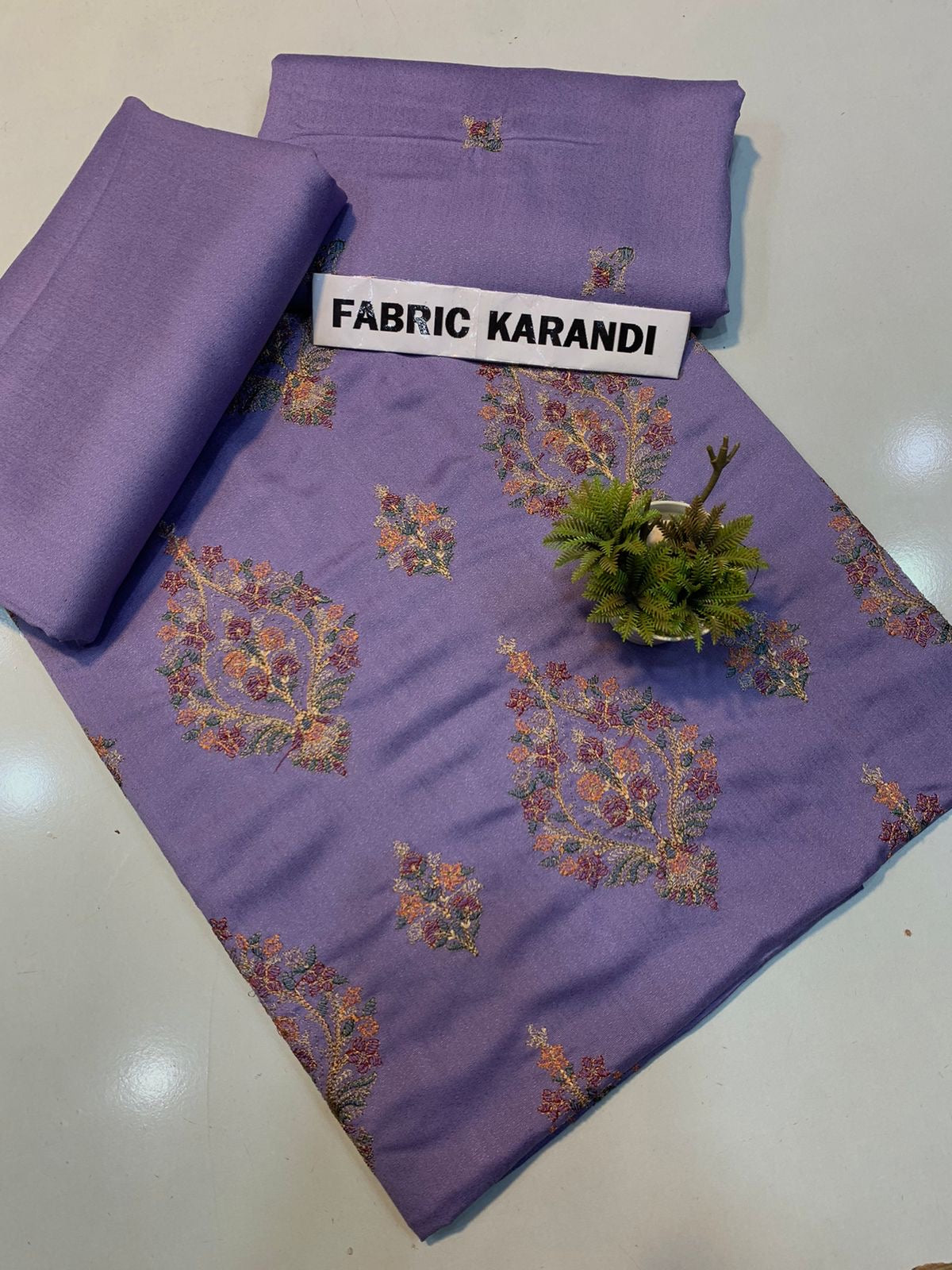 Bareeze - Karandi 2Pc      Premium Embroidered Unstitched Suit - Latest Fashion