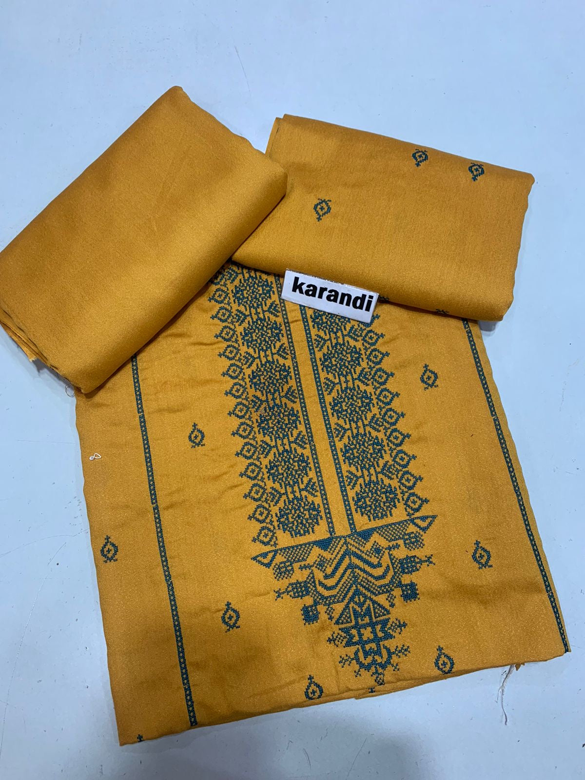 Bareeze - Karandi 2Pc      Premium Embroidered Unstitched Suit - Latest Fashion