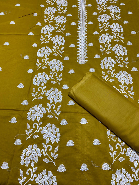 Embroidered - Lawn 2 Pcs   Unstitched Shirt and Trouser
