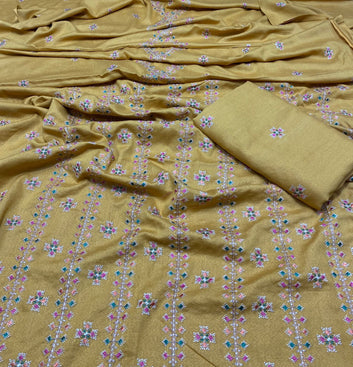 Bareeze karandi 3-Piece           Premium Embroidered Outfit