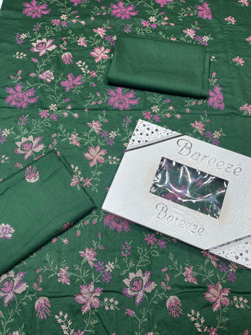 Bareeze - Karandi 2Pc Premium Embroidered Unstitched Suit