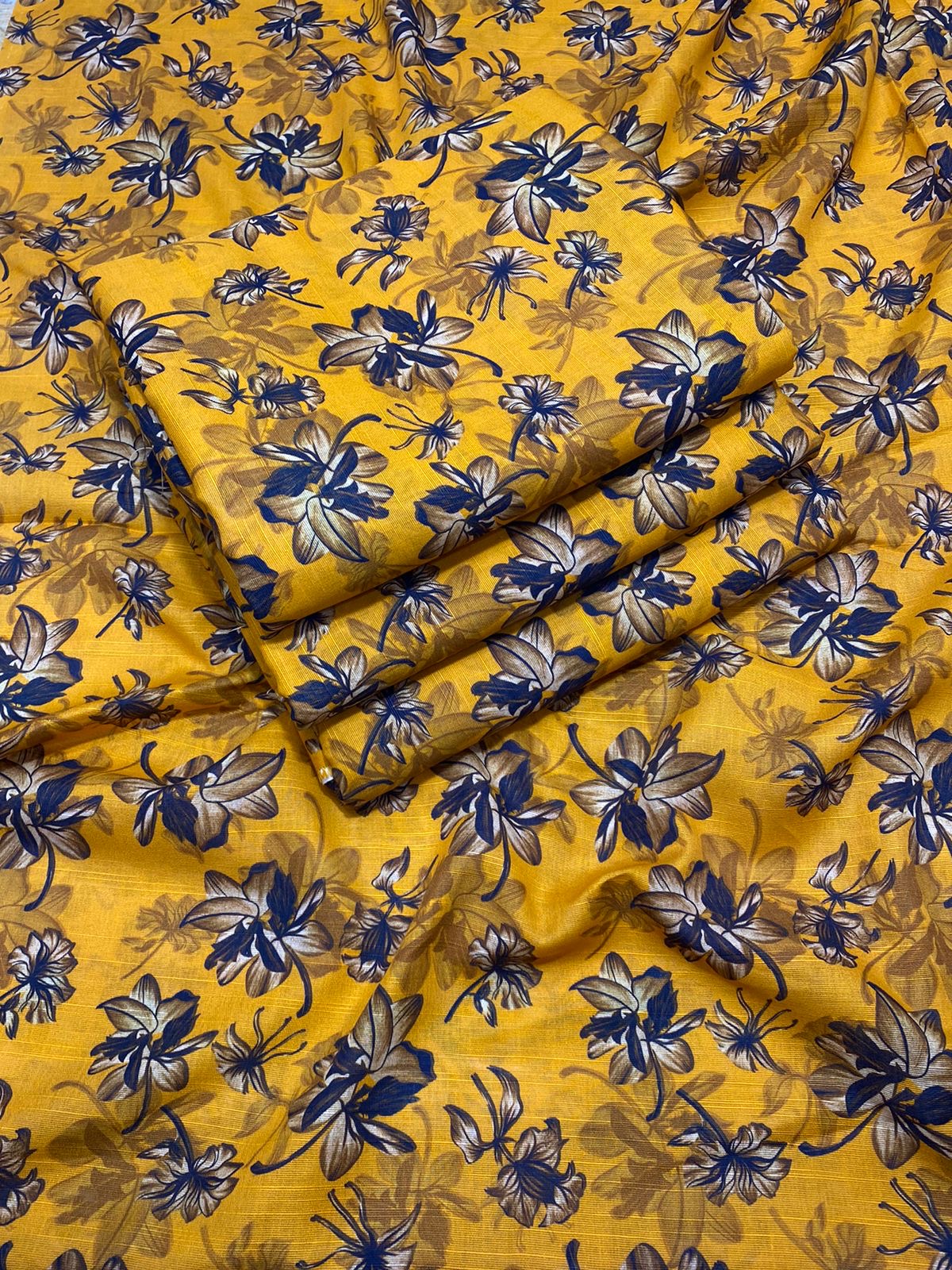 Khaddar - 2Pcs Printed Shirt And Trouser