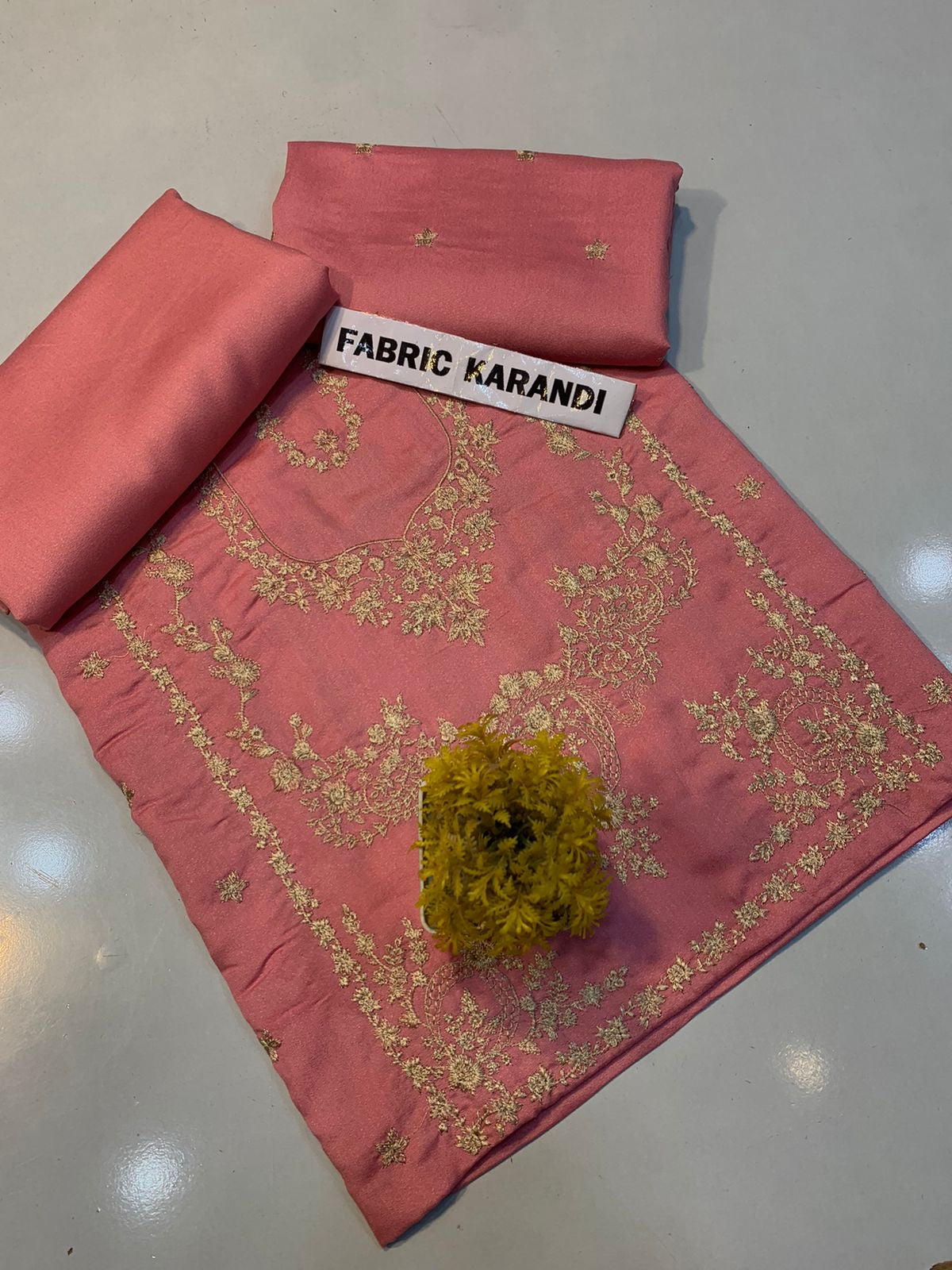 Bareeze - Karandi 2Pc      Premium Embroidered Unstitched Suit - Latest Fashion