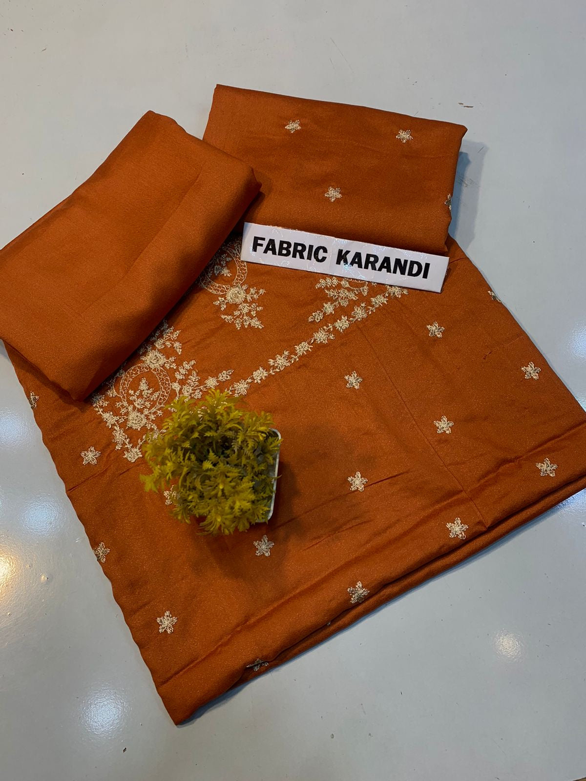 Bareeze - Karandi 2Pc      Premium Embroidered Unstitched Suit - Latest Fashion