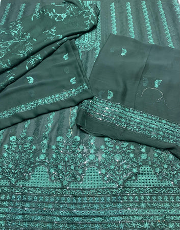 Fancy Crinkle Chiffon 2Pcs Shirt and Dupatta.