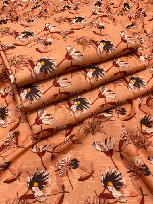 Khaddar - 2Pcs Printed Shirt And Trouser