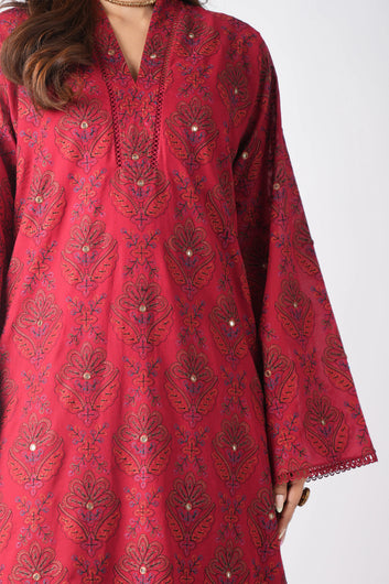 Bareeze 9MM - Lawn 3 Pcs Allover Embroidered unstitched Dress with Chiffon Dupatta.