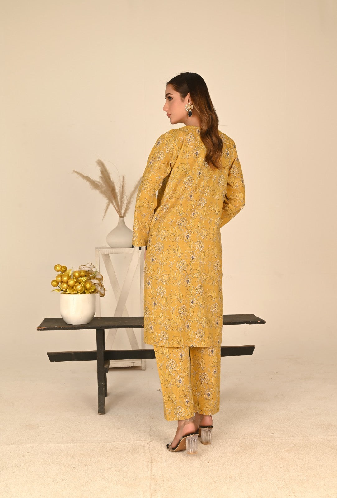 Khaddar - 2Pcs Printed Shirt And Trouser