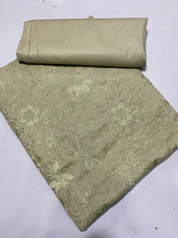 Embroidered - Lawn 2 Pcs   Unstitched Shirt and Trouser