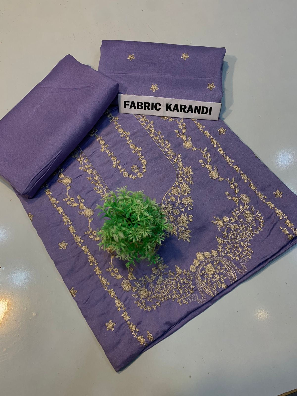 Bareeze - Karandi 2Pc      Premium Embroidered Unstitched Suit - Latest Fashion