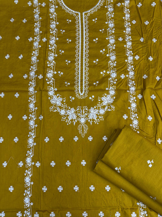 Embroidered - Lawn 2 Pcs   Unstitched Shirt and Trouser