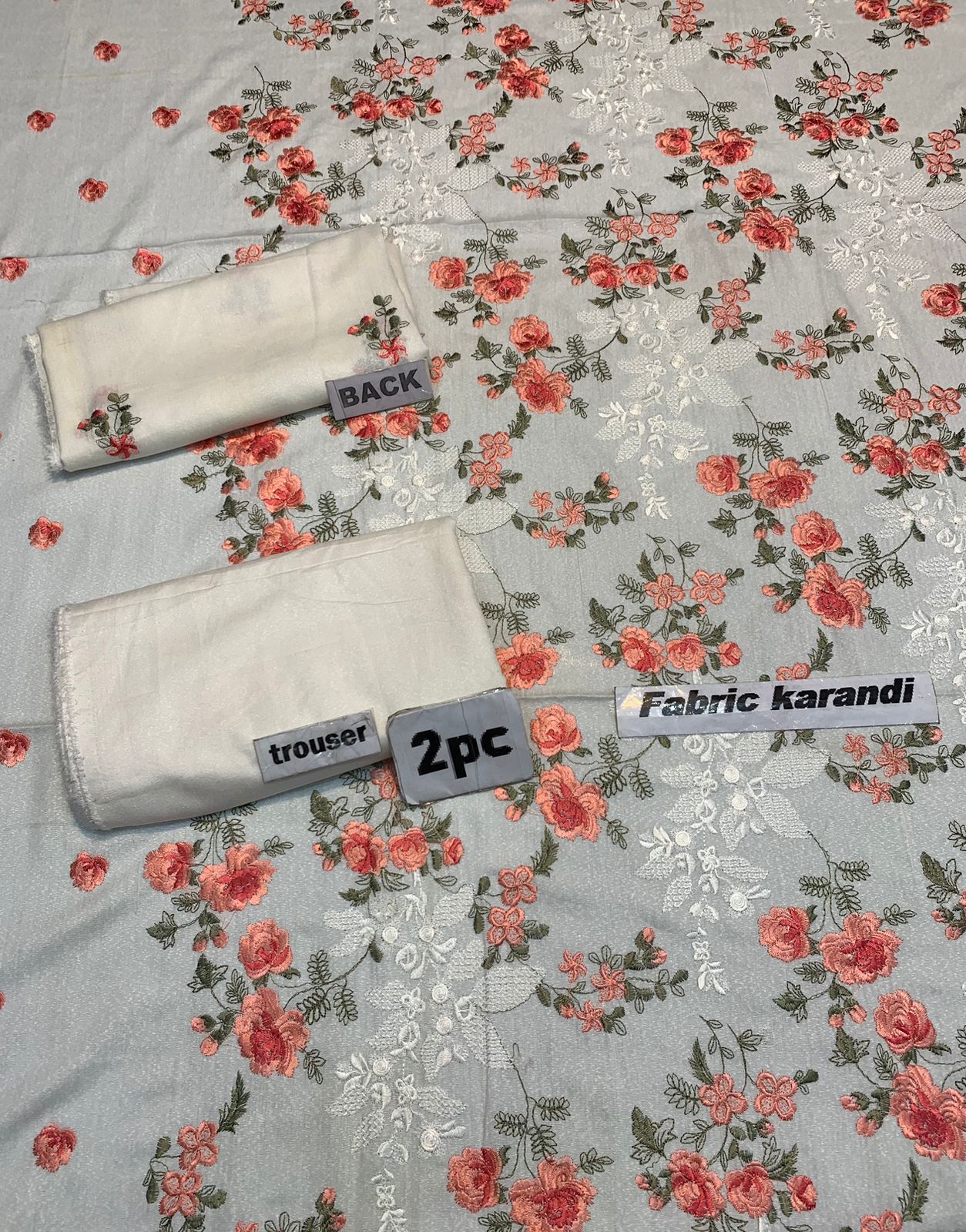 Bareeze - Karandi 2Pcs Embroidered unstitched Winter Wear.