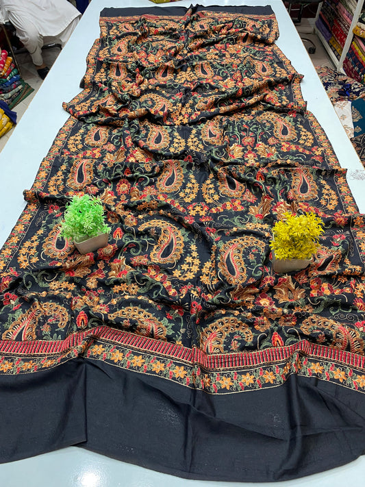 Bareeze Karandi Shawls               Heavy Viscous Embroidered
