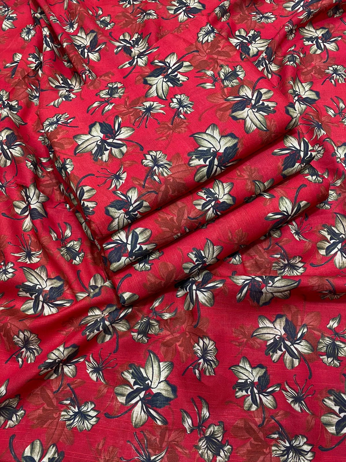 Khaddar - 2Pcs Printed Shirt And Trouser