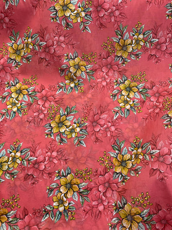 Digital Printed Lawn 2Pcs Unstitched Suits