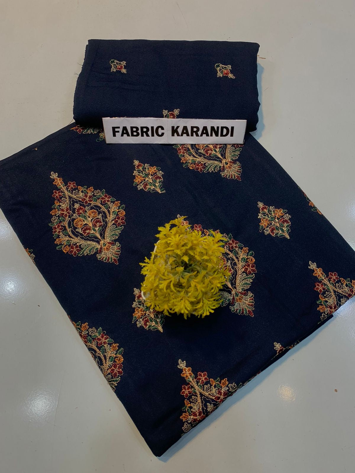 Bareeze - Karandi 2Pc      Premium Embroidered Unstitched Suit - Latest Fashion