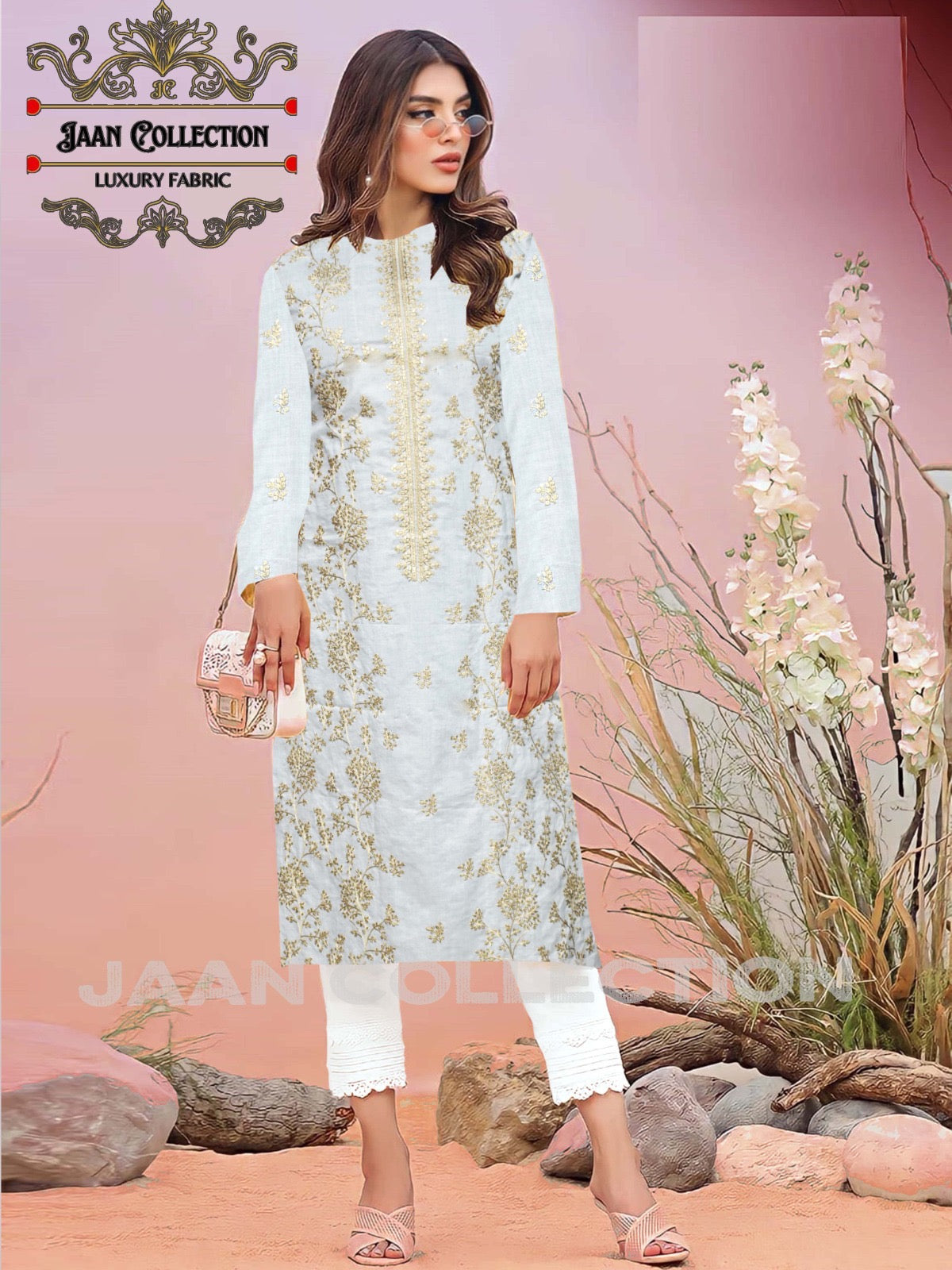 Bareeze Embroidered Lawn 2Pcs Unstitched Suit