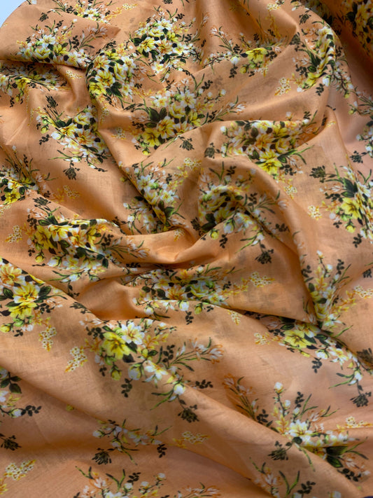 Digital Printed Lawn 2Pcs Unstitched Suits