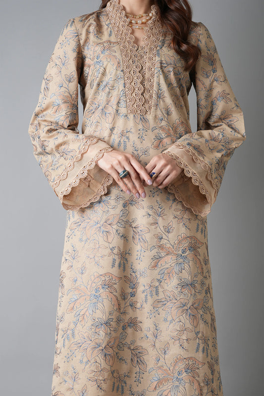 Bareeze - Karandi 2Pc Premium Embroidered Unstitched Suit