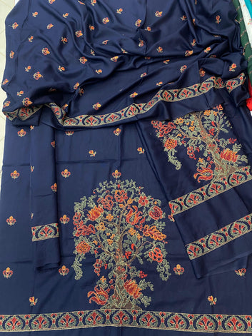 Bareeze karandi 3-Piece Premium Allover Embroidered Outfit