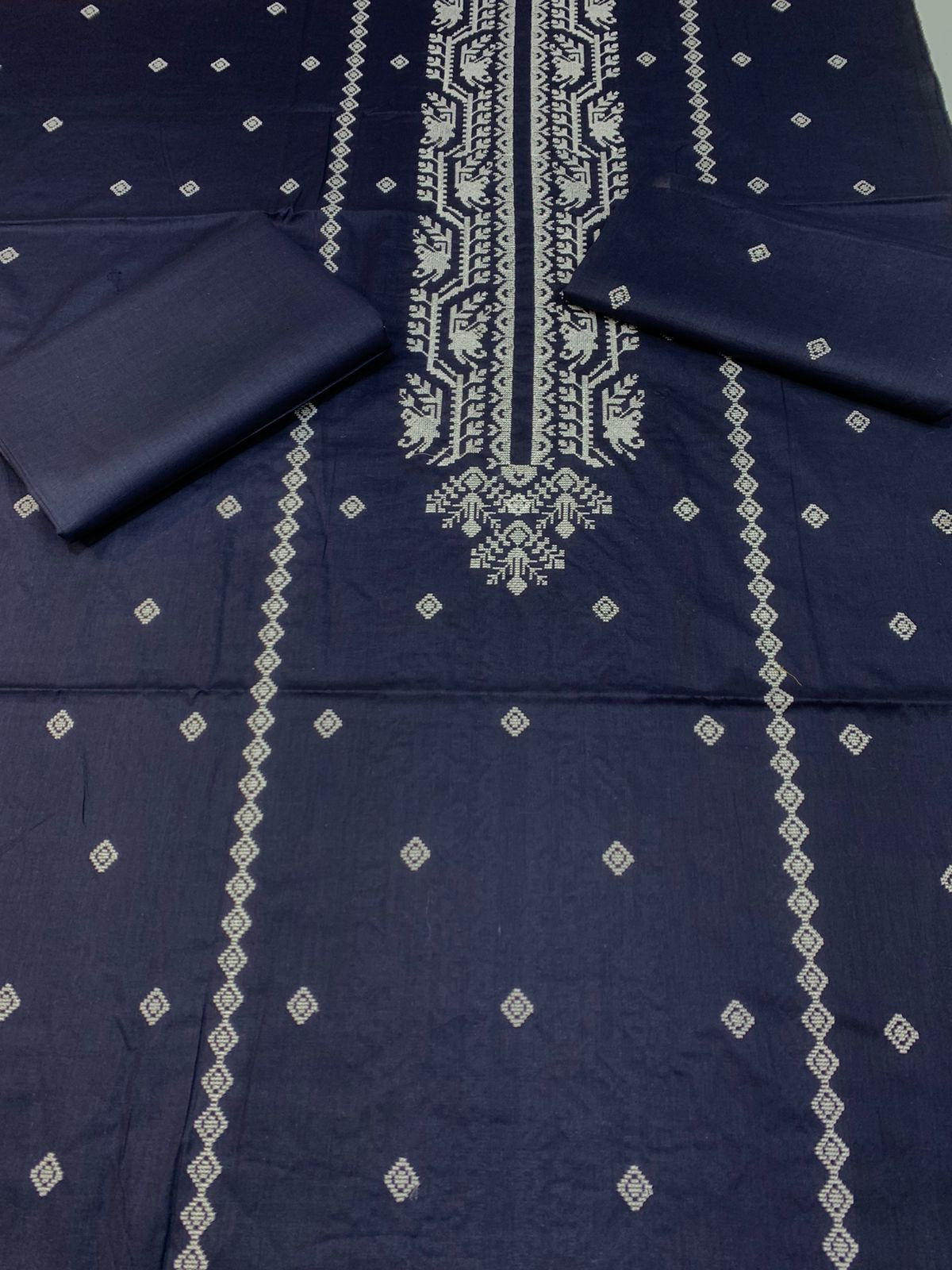 Embroidered - Lawn 2 Pcs   Unstitched Shirt and Trouser