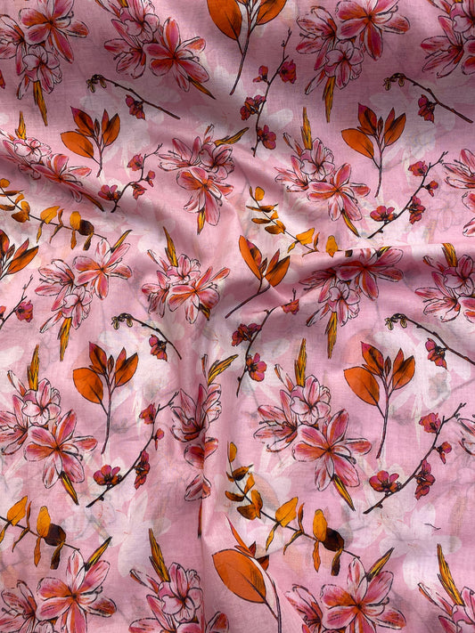 Digital Printed Lawn 2Pcs Unstitched Suits