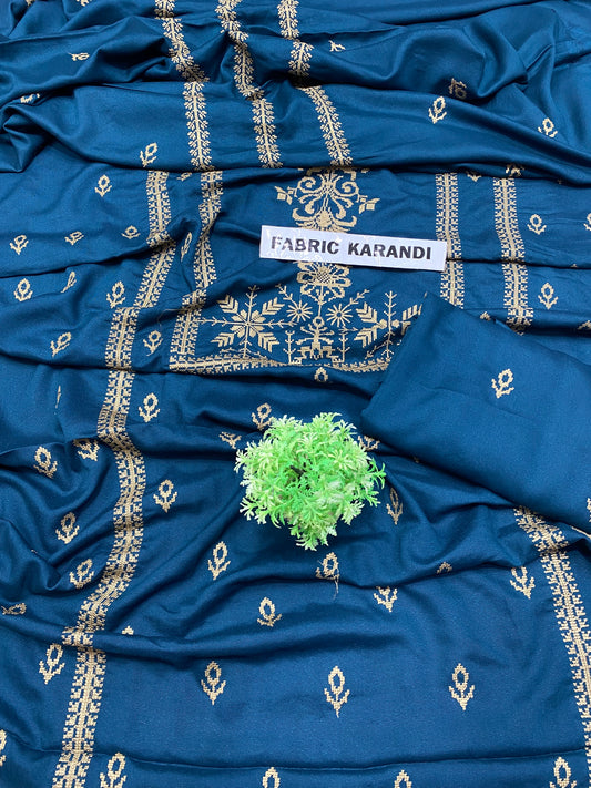 Bareeze karandi 3-Piece           Premium Embroidered Outfit