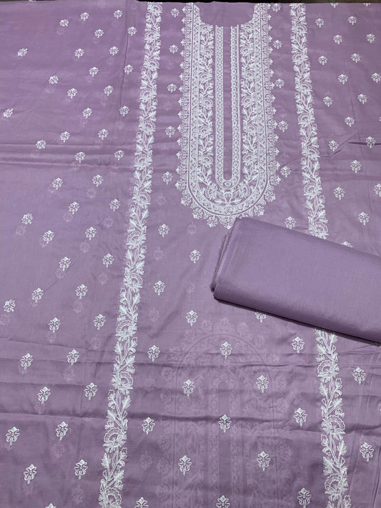 Embroidered - Lawn 2 Pcs   Unstitched Shirt and Trouser