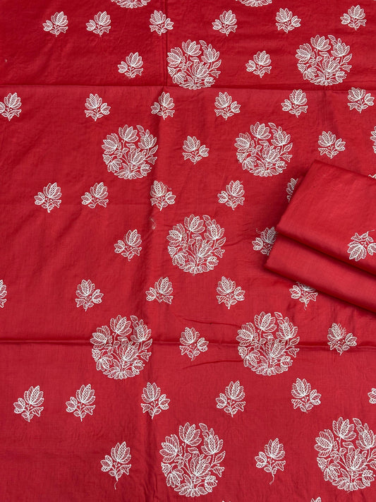Bareeze Lawn 2 Pcs Embroidered Unstitched Suit - Summer Oufits.