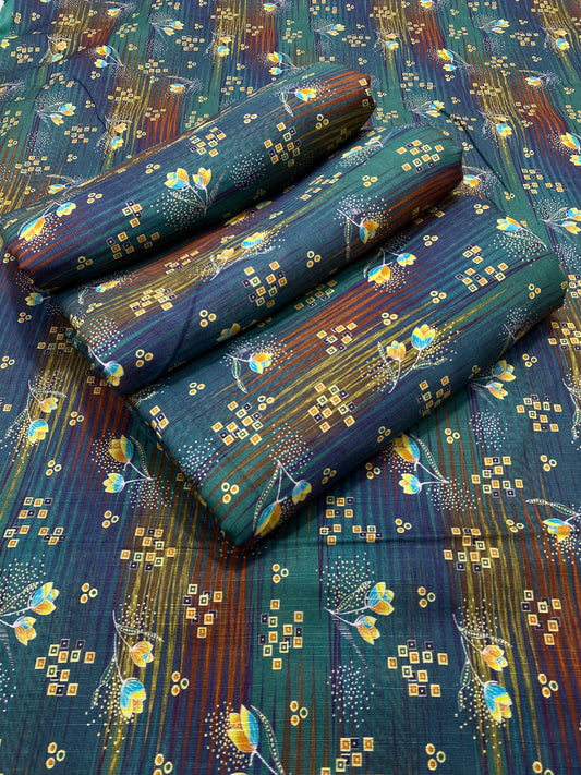 Khaddar - 2Pcs Printed Shirt and Trouser