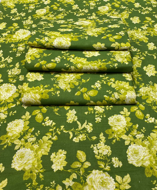 Khaddar - 2Pcs Printed Shirt and Trouser