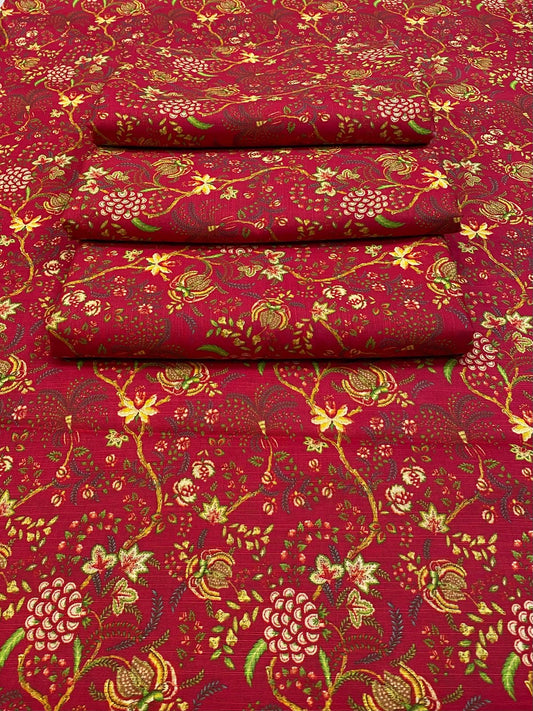 Khaddar - 2Pcs Printed Shirt and Trouser