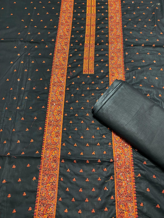 Embroidered - Lawn 2 Pcs   Unstitched Shirt and Trouser.