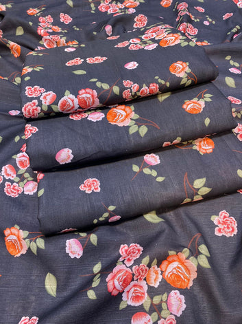 Khaddar - 2Pcs Printed Shirt and Trouser