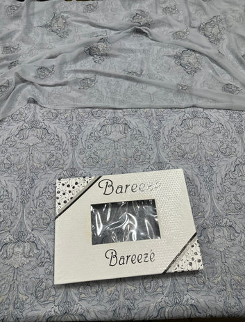 Bareeze - Lawn 3 Pcs Allover Embroidered with Tilla unstitched Dress with Chiffon Dupatta.